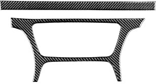 JORAsa Sport Style Car Central Control CD Panel Zierabdeckung Trim Aufkleber Aufkleber Fit for Audi Q3 2013-2018 Auto Trim Zubehör Guard Sticker Kits (Color : C)