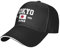 LOUJIN Japan Est.1952 Tokyo Mesh Baseball Cap Atmungsaktiv Verstellbar Sport Cap Sommer Sonnenhut Schwarz für Damen Herren, Schwarz , One size