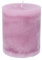 Stumpenkerze durchgefärbt 10 x Ø 8 cm (Rosenholz)
