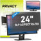 LAMA [2 PACK 24 Inch Universal Computer Privacy Screen Filter for 24 Desk Monitor, Anti-Blue Light/Anti-Glare & UV Screen Protector (WxH: 20.9*11.73), Privacy Protection & Eye Protection(16:9)