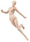CUCUFA Actionfigur Model, Künstler Manikin Blockhead Gelenkschannin Zeichnung Figuren, PVC Manga Kunst Zeichnung Puppe Körper Kun Chan weibliche Hautfarbe Künstler Sammlerspiele