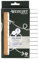 Westcott gesso 12 pezzi bianco | confezione da 12 gessetti per lavagna da 1,2 cm ⌀ in bianco opaco | poco polverosi e facili da pulire | bastoncini lunghi 8,5 cm | E-744982 00