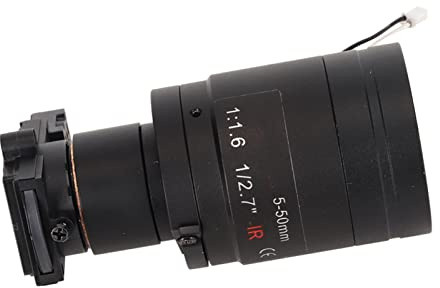 Tangxi CCTV Objektiv, Großes Sichtfeld, 4 MP Manuelles Zoomobjektiv mit M12 Halterung für IP AHD-Überwachungskamera