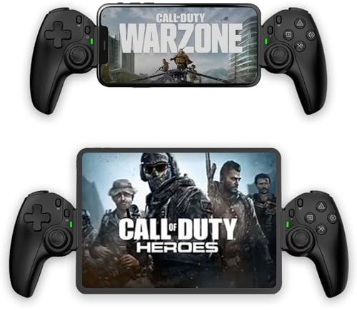 arVin Mobile Gaming Controller for iPhone/iPad/Android/Tablet/Switch/PS4/PC, Replacement for PS Portal,Wireless Gamepad with Hall Effect Joysticks/Hall Trigger/Turbo