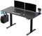 ULTRADESK - Level V2 Höhenverstellbarer Schreibtisch - Elektrischer Computertisch - 140x68 cm, für Gaming, Büro, Homeoffice - Gamingtisch, Computer Desk - Schwarz