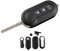 Smart Remote Key Shell Case Fob Carcasa de Llave de Coche Funda Mando para Fiat 500 Panda Punto Bravo Ducato