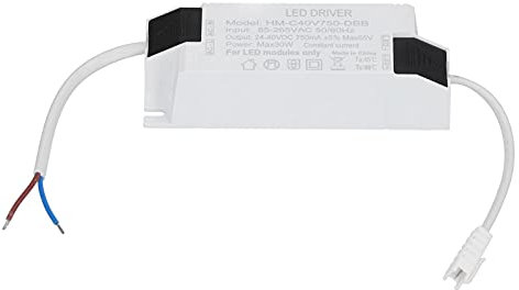 30W LED Driver Constant Current 750mA, LED Power Supply DC Low Voltage Output Adapter, Lighting Transformer Drivers Indoor Lighting Low Voltage