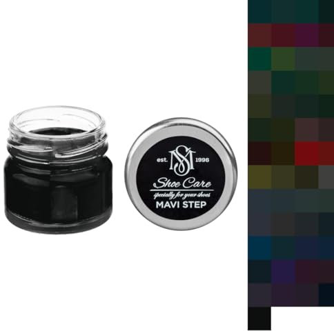 Esmalte de zapatos de cuero, tinte negro crema con cera para volver a colorear, brillo suave para el cuidado de las botas, color individual