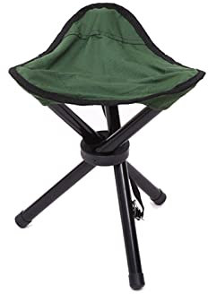 HZHXIFUFA Klappstühle Bergsteigen Tri-Leg Hocker Klappbare Camping Bank Tragbarer Angelstuhl für Camping