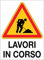 GLOBAL CARTELLO SEGNALETICO - Lavori in corso - Adesivo Extra Resistente, Pannello in Forex, Pannello In Alluminio (Adesivo, 15x10 cm)