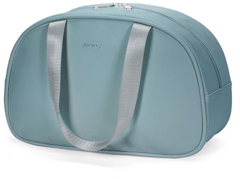 Kulturtasche Damen Gross, Kulturbeutel Groß Damen Kosmetiktasche Volle Größe Waschtasche Make up Tasche Organizer für Kinder and Frauen (Graublau)