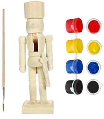 Acunny Miniatur-Weihnachtsfiguren, Skulpturen, Heimdekoration, unvollendeter, lustig, zum Bemalen, einzigartige ästhetische Raumdekoration, Heimeinrichtung für