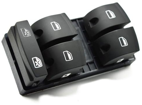 MENGCH Auto Glas Regler Schalter Fenster Element Ersatz Schalteinheit, Compatible for Audi A3 S3 A6 S6 Avant Q7