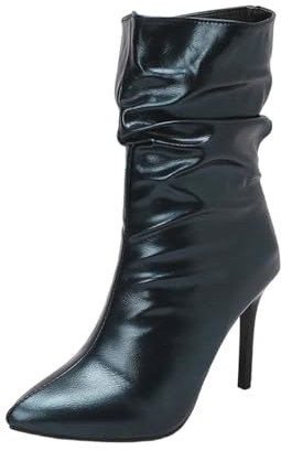 outlet angebote Stiefeletten Damen Stylisch & Praktisch Winterstiefel Damen Elegant Klobiger Blockabsatz Spitze Zehe 5 euro artikel damen sneaker sale