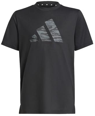 adidas Unisex Kids Training Essentials Camo-Print Kids T-Shirt
