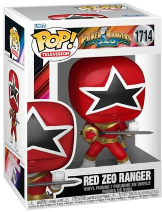 Funko Pop! TV: Power Rangers Zeo - Red Ranger - Power Rangers TV - Vinyl-Sammelfigur - Geschenkidee - Offizielle Handelswaren - Spielzeug Für Kinder und Erwachsene - TV Fans - Modellfigur Für Sammler
