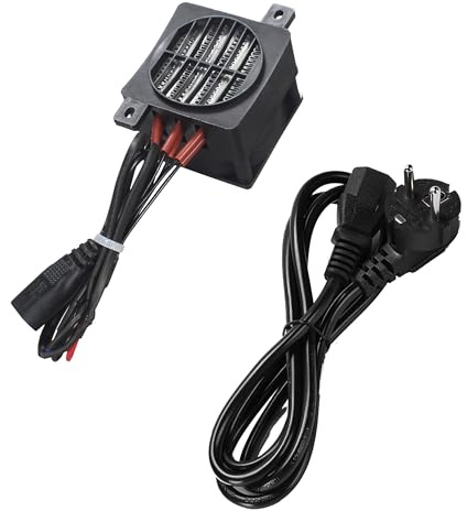 PTC Luftheizung mit Stecker 100W 220V, PTC Isoliertes Autolüfter Heizung mit konstanter Temperatur, Heizelement mit konstanter Temperatur 60mm, PTCYIDU