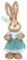 Alipis Straw Woven Bunny Adornment Easter Woven Rabbit Garden Ornament Easter Bunny Decor Random Style