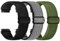 Janpso Correas de 22mm compatible con Amazfit GTR 4/3/3 Pro/Amazfit GTR 2e/2/Amazfit GTR 47mm/Bip 5/6/Amazfit Stratos 2/3Amazfit Pace, pulsera deportiva de nailon elástico suave para mujeres y hombres