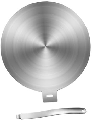 GRADENEVE Diffuseur De Chaleur Inoxydable Pour Cuisinière à Induction Et Adaptateur Plaque De Cuisson Amovible Compatible Avec Types De Casseroles
