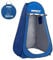Tienda cambiador playa, camping ducha 1 adulto, 120x190 cm, tienda montaje Pop Up, bolsillo y puerta con cremallera doble, tejido Oxford azul, protección UPF+50 y waterproof, incluye 4 piquetas