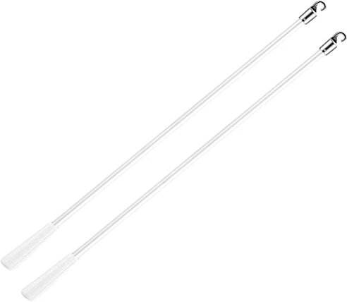 PartyKindom 2stücke Jalousiestab Ersatz Mit Haken Aus Lang Für Vertikaljalousien Jalousienöffner Blindstick Blindstange Mit Haken