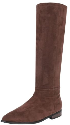 Ital Design Damenschuhe Stiefel Flache Stiefel, MVP318-, Textil, Braun, Gr. 38