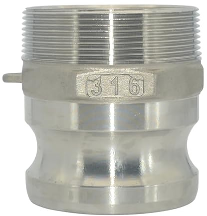 Aqxyxsw GUYTRM Adaptateur de raccord Camlock Femelle mâle en Acier Inoxydable 304 1/2, 3/4, 1, 1-1/4, 2, 3, 4, for Pompe à déconnexion Rapide Brassage Maison lingli(3/4)