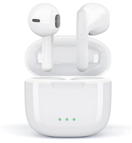 Wireless Earbuds, Bluetooth 5.3 In Ear Headphones with Noise Cancelling Mic | 3D HiFi Stereo Touch Control Headphones, 24H Playtime, IP8 Waterproof Wireless Earphones for iPhone/Android/IOS/Galaxy
