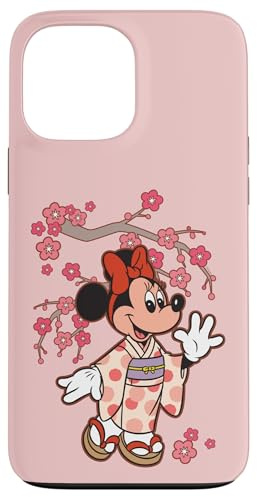 Disney Minnie Mouse in Kimono Cherry Blossoms Spring Sakura Case for iPhone 13 Pro Max