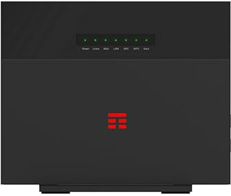 T I M HUB Pro Sercomm Modem Router Wi-Fi 7 FTTH Fibra Ottica FG4278A | Solo Fibra FTTH, non FTTC, design compatto, EasyMesh 2.4/5GHz, WAN 2.5G, 3x LAN 1G, 2 FXS telefono, plug&play con ONT esterna