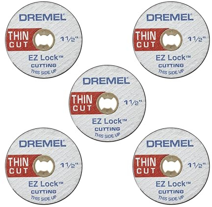 Dremel EZ409 1-1/2 Zoll EZ Lock Thin Cut, Silber | Drehwerkzeug-Zubehör, kompatibel mit Dremel Standarddorn