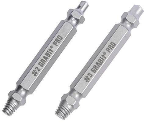 Trend Jeu de 2 extracteurs de vis endommagés, tailles n° 2 et n° 3, GRAB/SE1/SET