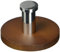 Spirella 5, colección Punt, Gancho Adhesivo, Madera y PVC, Marrón, Oscuro