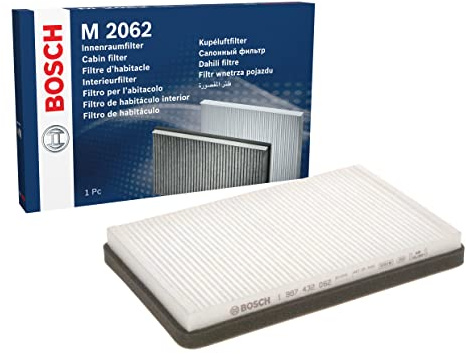 Bosch M2062 Standard Cabin Filter - Replacement Filter | Filters Pollen and Dust for Cleaner Air Inside the Vehicle