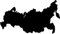 2x Auto Aufkleber Russland Russia Car Sticker konturgeschnitten (ca. 11x6 cm, Weiß)