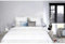 HNL Living Raf Mako-Satin-Bettwäsche Grau 135x200 + 80x80