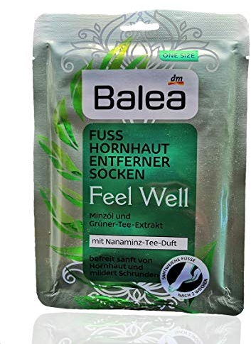 Balea Hornhaut-Entfernersocken Feel Well, 1 Paar, 1 x 2 St, Balea Hornhaut Socken, Hornhaut Entfernung Socken
