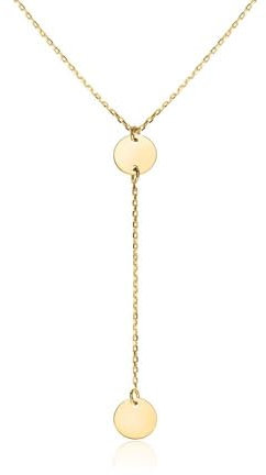 9K Goldkette für Damen in Y-Optik von Unique