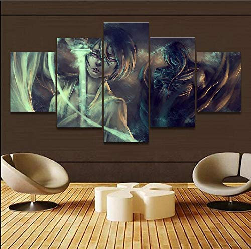MXLYR Leinwanddrucke Hd drucke gemälde 5 stück Anime Bleach Bilder leinwand wohnkultur Poster Drucke auf Leinwand