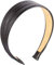 Serre-tête Vintage Accessoires de la Mode en Cuir PU de Bande de Cheveux Bandeau - Noir, Noir Noir Serretête