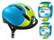 Stamp Combo Bleu Casque + Coudieres Genouilleres Skids Control