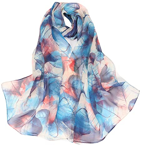 Ecroon Foulard pour les Femme Soie comme une écharpe Longue Carré Wrap de châle Etole Pashmina