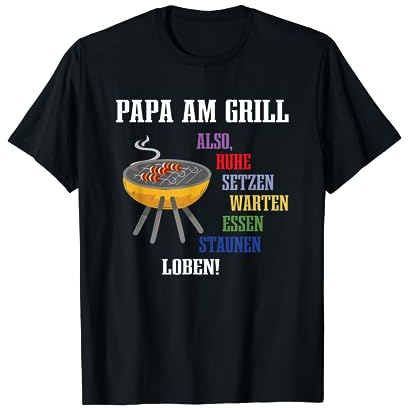 Grillzubehör BBQ Oberteil für die Grill Saison als Sommer T-Shirt