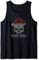 Schwarzwälder Bollenhut Totenkopf statt Kuckucksuhr Tank Top