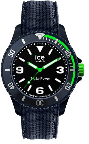 ICE-WATCH - Ice Sixty Nine Solar Blue Green - Men's Wristwatch With Silicon Strap - 019547 (Medium)
