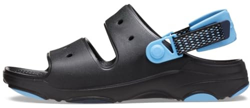 Crocs Klassische All-Terrain-Sandalen für Erwachsene, Unisex, Schwarz/Oxygen, 46/49.5 EU