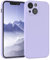 EAZY CASE - Silikonhülle für iPhone 13 Mini Hülle Silikon Case weich stoßfeste Handyhülle Schutzhülle mit Kameraschutz Dünn Premium Schutz Cover TPU Phone Bumper in Lavendel Blau