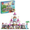 LEGO Disney Princess Ultimate Adventure Castle, Bauspielzeug mit 5 Mini-Prinzessin-Puppen, einschließlich Ariel, Rapunzel und Schneewittchen (Verpackung kann variieren)