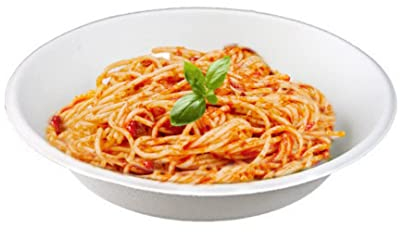 ECOZEMA Piatti Fondi, Piani, Dessert Usa e Getta Monouso Biodegradabili Compostabili - Polpa di Cellulosa - 100% Ecologico - Confezioni da 50 - 500pz (PIATTI FONDI - 18cm - 500 Unità)